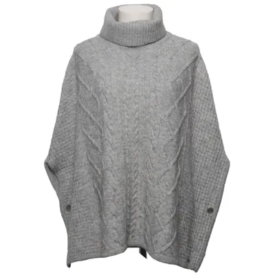 Poncho (Grijs) van Barbour Acryl, Alpacawol, Polyamide