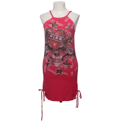 Robe longue (Rose) de Ed Hardy by Christian Audigier Coton