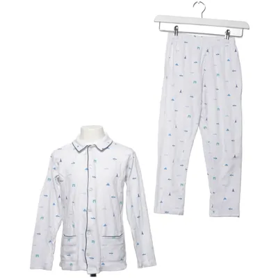 Pajamas (White, Blue) from Jacadi Cotton