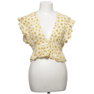Haut (Blanc, Jaune, Marron) de Pull & Bear Viscose