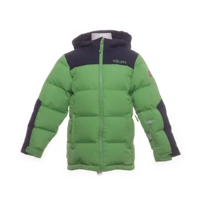Jakke (Grøn, Blå) fra Trollkids Dun, Fjer, Polyamid, Polyester
