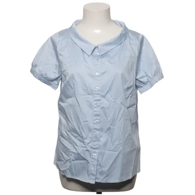Chemise à manches courtes (Bleu) de Linea Tesini Coton, Élasthane