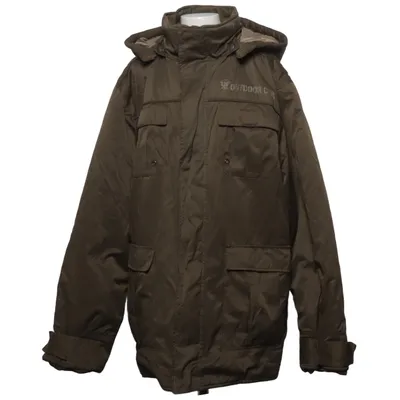 Outdoor jacket (Green, Beige) from Beat Wear Cotton, Polyester