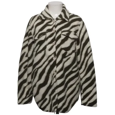 Overshirt (Green, White) from New Collection Acrylic, Polyester, Wool