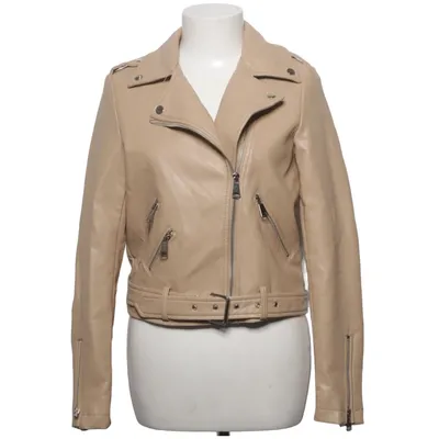 Bikerjacka (Beige) från Cherry Koko Polyester, Polyuretan, Viskos