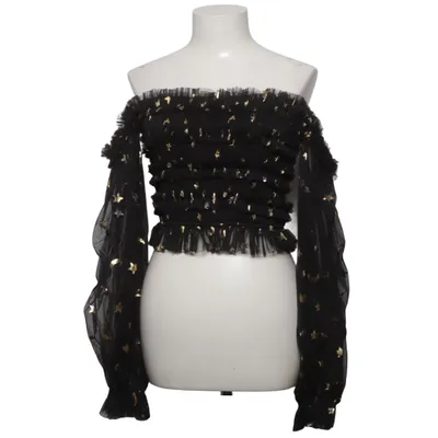 Crop top (Svart, Guldfärgad) från Lace & Beads Polyester