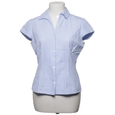 Top (Blauw, Wit) van Van Laack Katoen