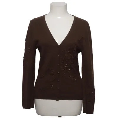 Cardigan (Marron) de Luisa Cerano Cachemire, Polyamide, Viscose, Laine