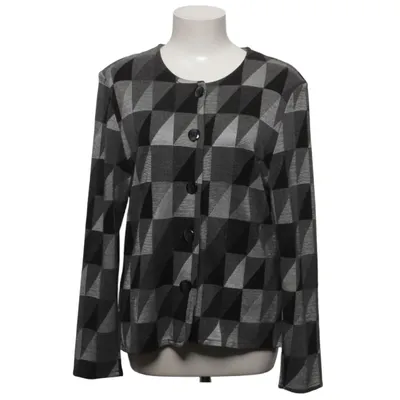 Cardigan (Gray, Black) from Jacett Elastane, Polyamide, Viscose