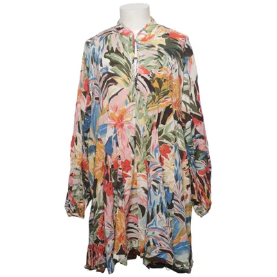 Kjole (Sort, Flerfarvet) fra H&M Viscose, Bomuld