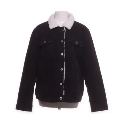 Lined denim jacket (Black, White) from FB Sister Denim Cotton, Polyester
