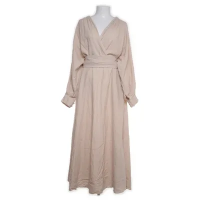 Wikkeljurk (Beige) van ASOS Edition Linnen, Viscose