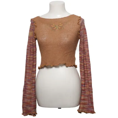Sweater (Brown, Multicolored) from Urban Outfitters Acrylic, Polyamide