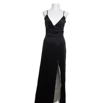 Evening gown (Black, White) from Deitas Silk