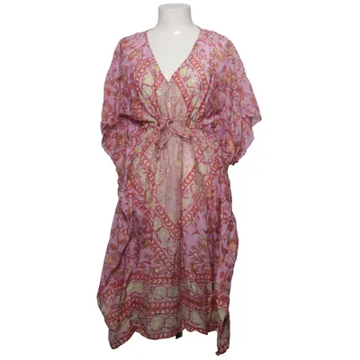 Kaftan (Pink, Red, Multicolored) from Antik Batik Cotton, Silk