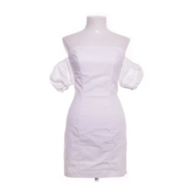Jurk (Wit) van Céline & Talisa x NA-KD Katoen, Elastaan, Polyester