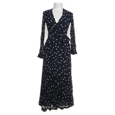 Långklänning (Blå, Vit) från Ganni Viskos