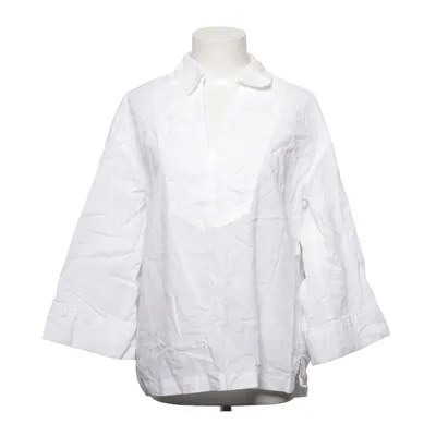 Blouse (White) from H&M Premium Quality Cotton, Linen