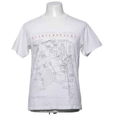 T-shirt (White) from Quartersnacks Cotton