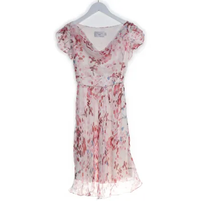 Dress (White, Multicolored) from Luxe by Seraphine Elastane, Silk, Viscose