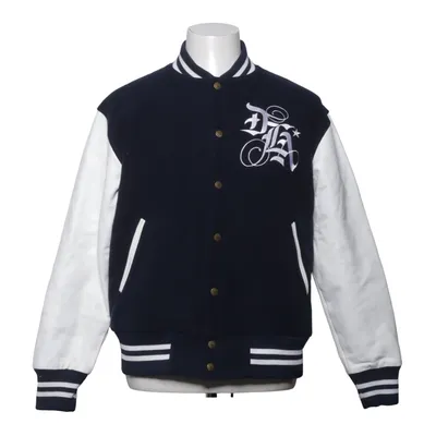 Collegejacka (Blå, Vit) från DePalma Skinn, Polyamid, Polyester, Ull