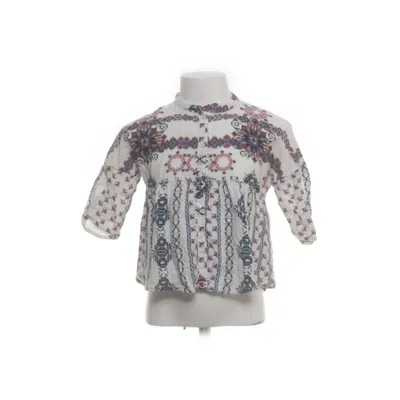 Blouse (Wit, Meerkleurig) van Zara Girls Katoen, Viscose