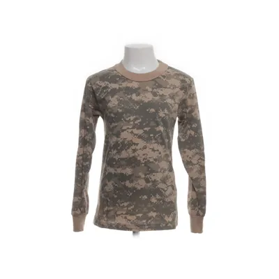 Långärmad t-shirt (Grön, Beige) från Rothco Bomull, Polyester