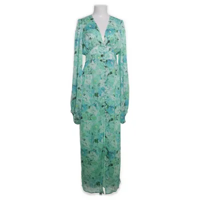 Robe longue (Vert, Multicolore) de Adoore Élasthane, Polyester