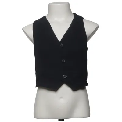 Gilet de costume (Noir) de H&M Coton, Lin, Polyester