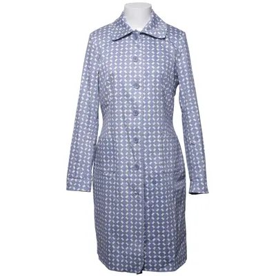 Coat (Blue, White, Yellow) from Zilch Cotton, Elastane