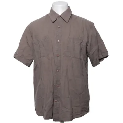 Chemise à manches courtes (Marron) de Wrangler Coton, Lin