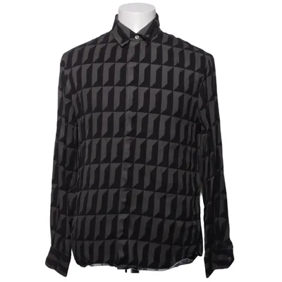 Skjorte (Grå, Sort) fra Marks & Spencer Autograph Viscose