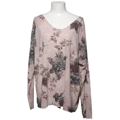 Sweater (Pink, Multicolored) from Impress Polyester, Viscose