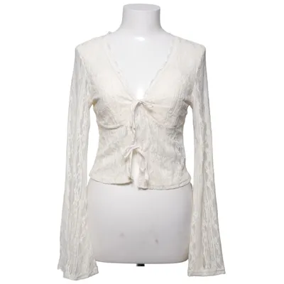 Wikkelblouse (Wit) van Romwe Polyamide, Polyester