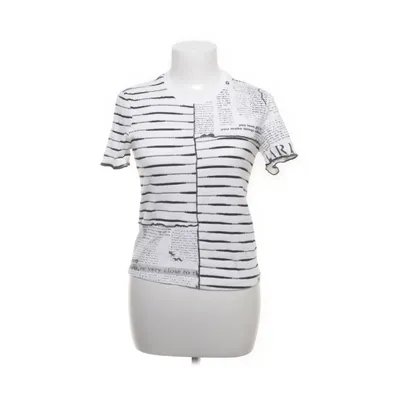 T-shirt (Vit, Svart) från Desigual Bomull, Elastan, Polyester, Viskos