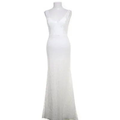 Aftonklänning (Vit) från Lulus Bomull, Polyamid, Polyester