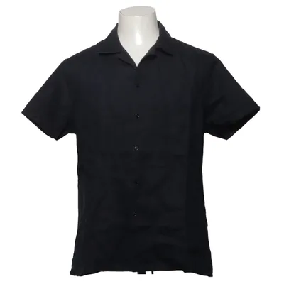 Kurzarmhemd (Schwarz) von Crocker Denims Artisan Leinen