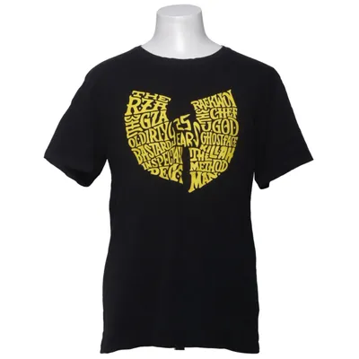 T-shirt (Noir, Jaune) de Wu Wear Coton