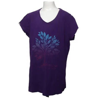 T-shirt (Lila, Flerfärgad) från Karrimor Bomull, Elastan