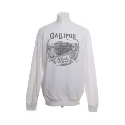 Collegetröja (Vit) från Colors Bomull, Polyester