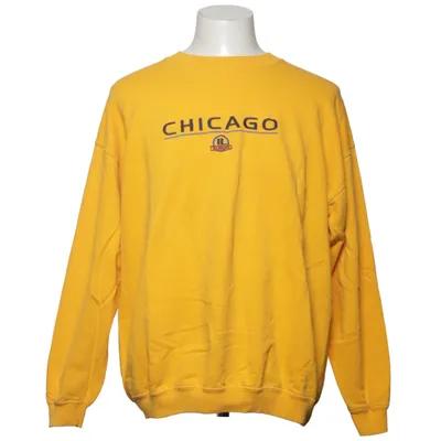 Sweatshirt (Geel) van Gildan Activewear Katoen, Polyester