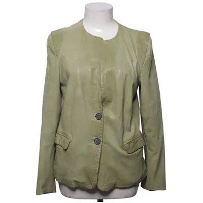 Leather blazer (Green) from Gold Case Leather