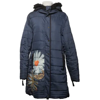 Vinterfrakke (Blå, Flerfarvet) fra Desigual Polyester