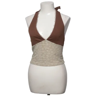 Haltertop (Bruin, Beige) van Cider