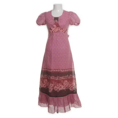 Dirndl (Pink, Multicolored) from Diolen Cotton, Polyester