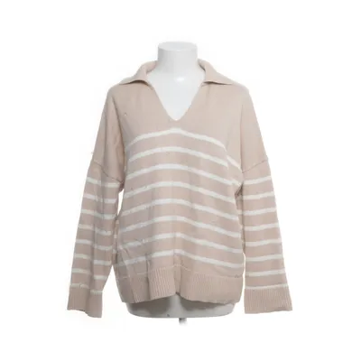 Sweater (White, Beige) from Soft Goat Cotton, Cashmere
