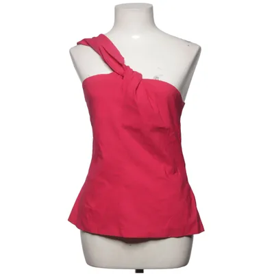 Top (Rood) van Zara Katoen, Elastaan, Linnen, Polyamide