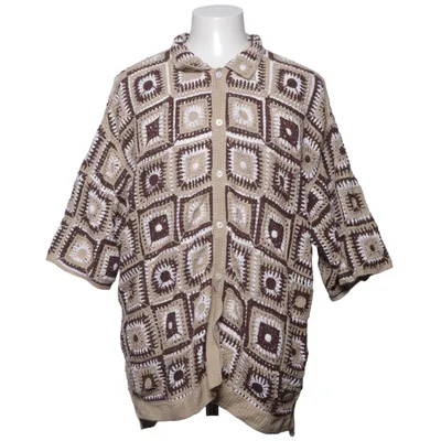 Kofta (Beige, Brun, Vit) från Woodbird Akryl, Bomull