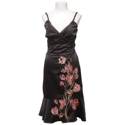 Cocktailklänning (Svart, Rosa) från Karen Millen Elastan, Polyester, Silke