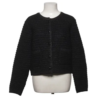 Cardigan (Zwart) van Azzurro Katoen, Polyamide